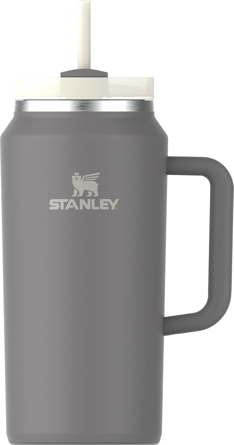 STANLEY Quencher H2.0 Tumbler with Handle and Straw 30 oz | Flowstate 3-Position Lid | Cup Holder Compatible for Travel | Insulated Stainless Steel Cup | BPA-Free | Nectarine