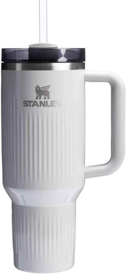 STANLEY Quencher H2.0 Tumbler with Handle and Straw 30 oz | Flowstate 3-Position Lid | Cup Holder Compatible for Travel | Insulated Stainless Steel Cup | BPA-Free | Nectarine
