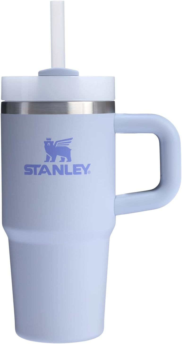 STANLEY Quencher H2.0 Tumbler with Handle and Straw 30 oz | Flowstate 3-Position Lid | Cup Holder Compatible for Travel | Insulated Stainless Steel Cup | BPA-Free | Nectarine
