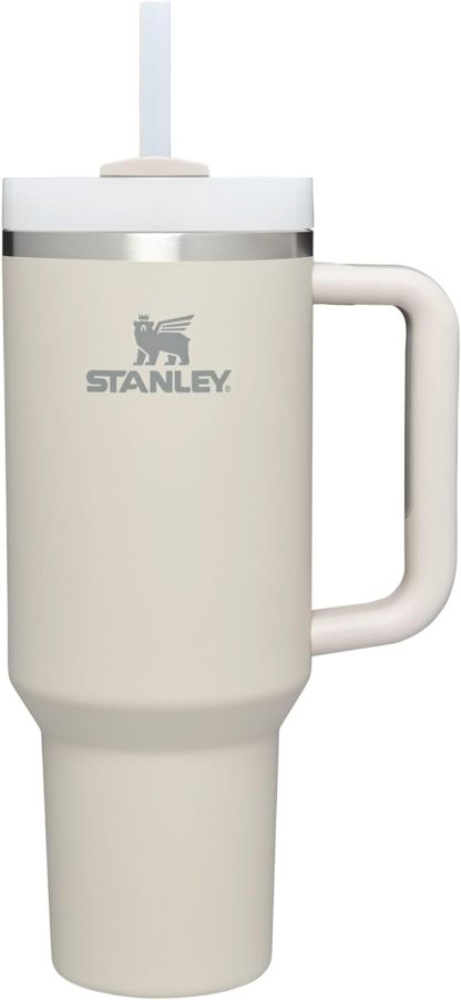 STANLEY Quencher H2.0 Tumbler with Handle and Straw 30 oz | Flowstate 3-Position Lid | Cup Holder Compatible for Travel | Insulated Stainless Steel Cup | BPA-Free | Nectarine