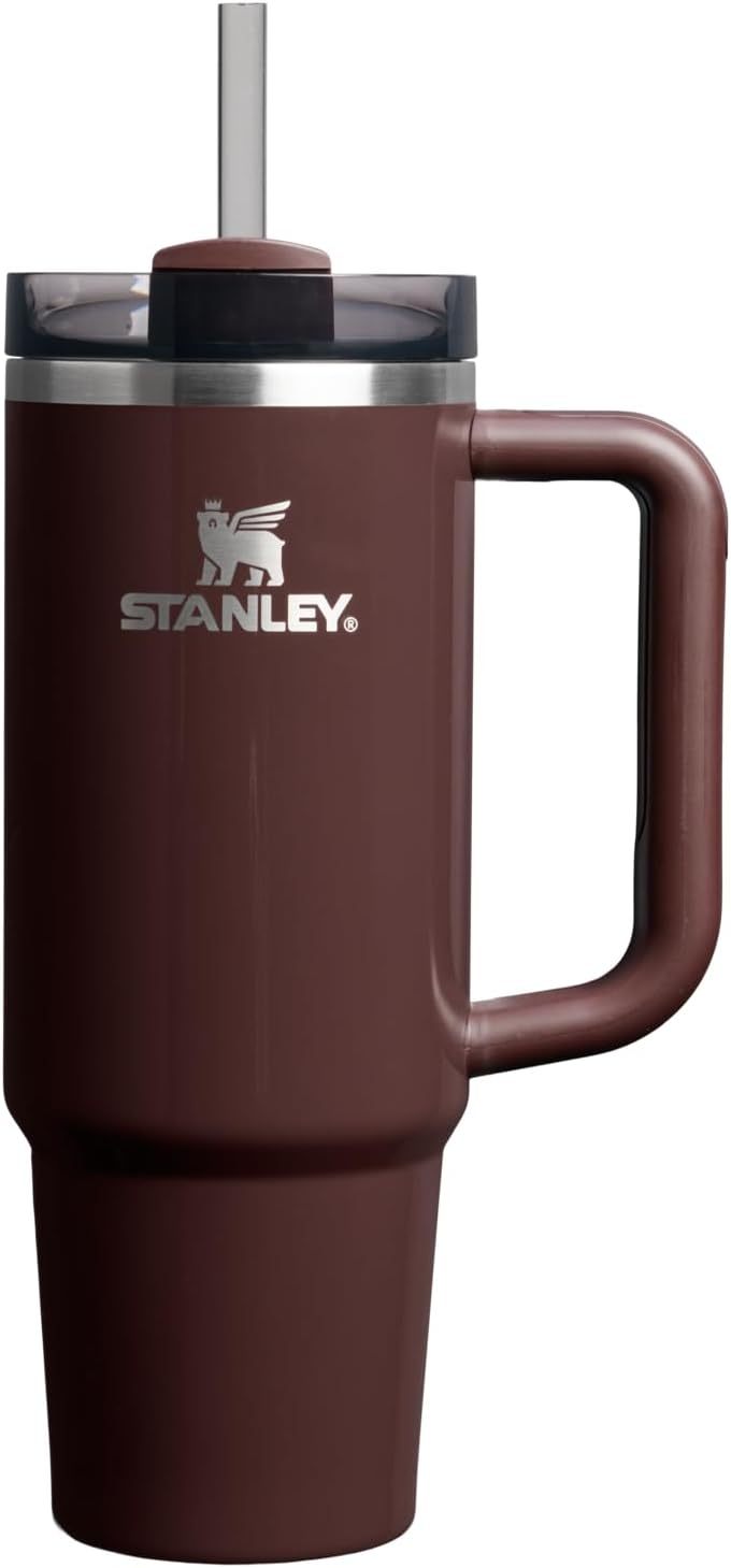 STANLEY Quencher H2.0 Tumbler with Handle and Straw 30 oz | Flowstate 3-Position Lid | Cup Holder Compatible for Travel | Insulated Stainless Steel Cup | BPA-Free | Nectarine