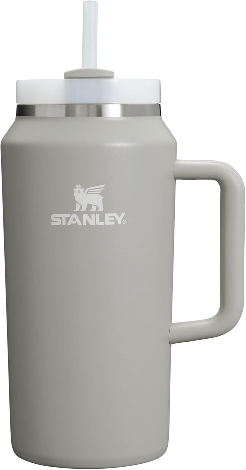 STANLEY Quencher H2.0 Tumbler with Handle and Straw 30 oz | Flowstate 3-Position Lid | Cup Holder Compatible for Travel | Insulated Stainless Steel Cup | BPA-Free | Nectarine