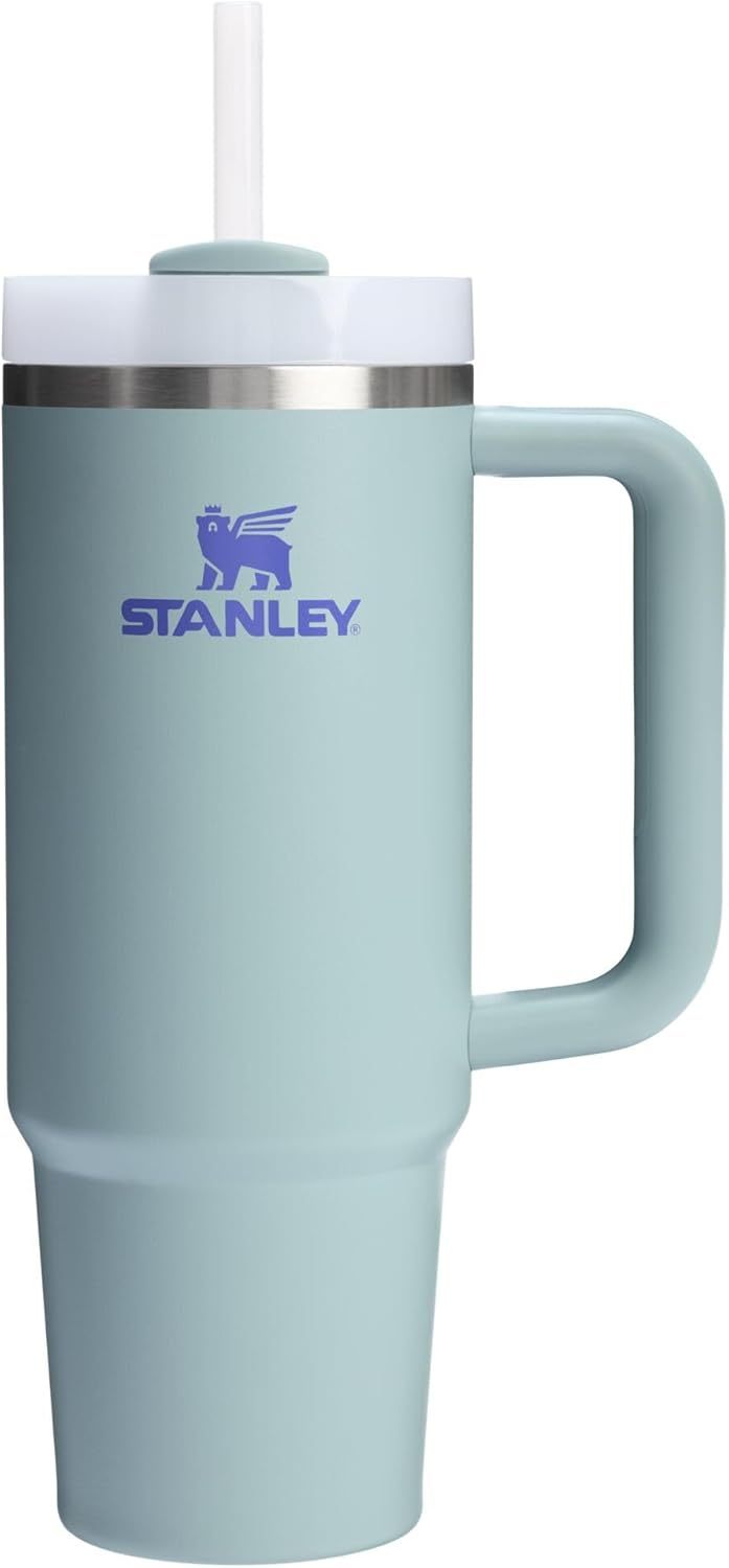 STANLEY Quencher H2.0 Tumbler with Handle and Straw 30 oz | Flowstate 3-Position Lid | Cup Holder Compatible for Travel | Insulated Stainless Steel Cup | BPA-Free | Nectarine