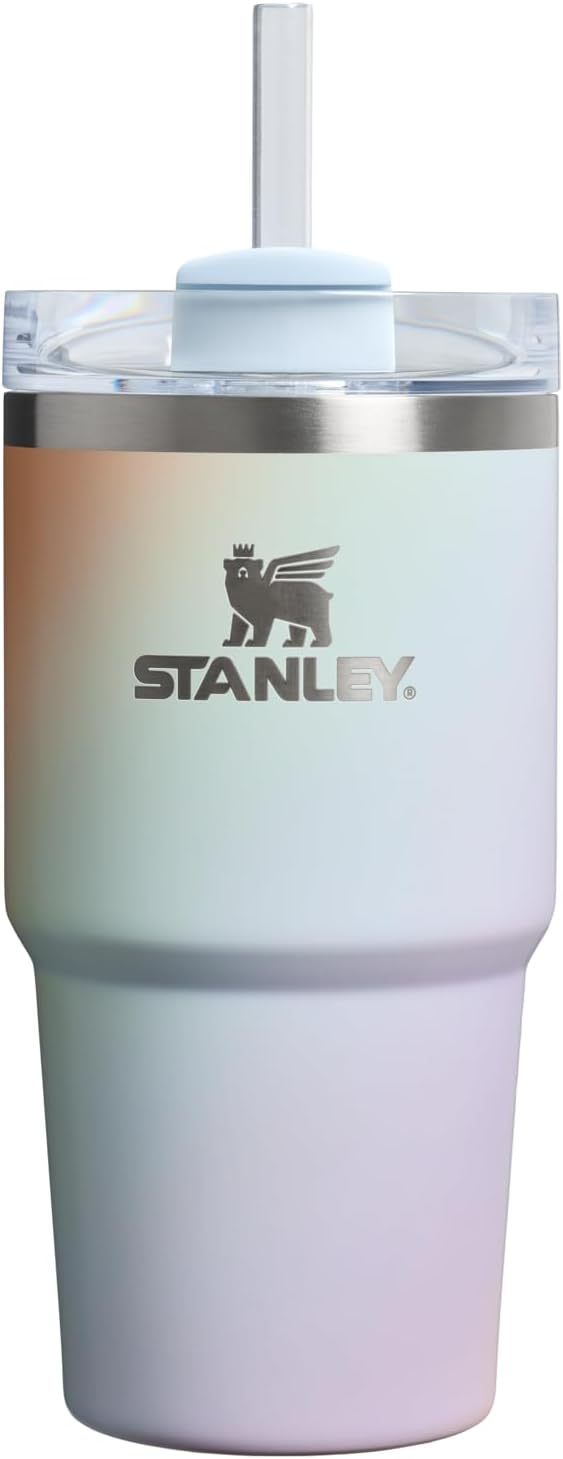 STANLEY Quencher H2.0 Tumbler with Handle and Straw 30 oz | Flowstate 3-Position Lid | Cup Holder Compatible for Travel | Insulated Stainless Steel Cup | BPA-Free | Nectarine