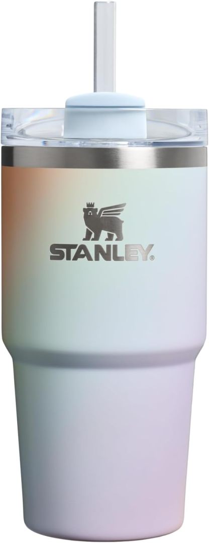 STANLEY Quencher H2.0 Tumbler with Handle and Straw 30 oz | Flowstate 3-Position Lid | Cup Holder Compatible for Travel | Insulated Stainless Steel Cup | BPA-Free | Nectarine
