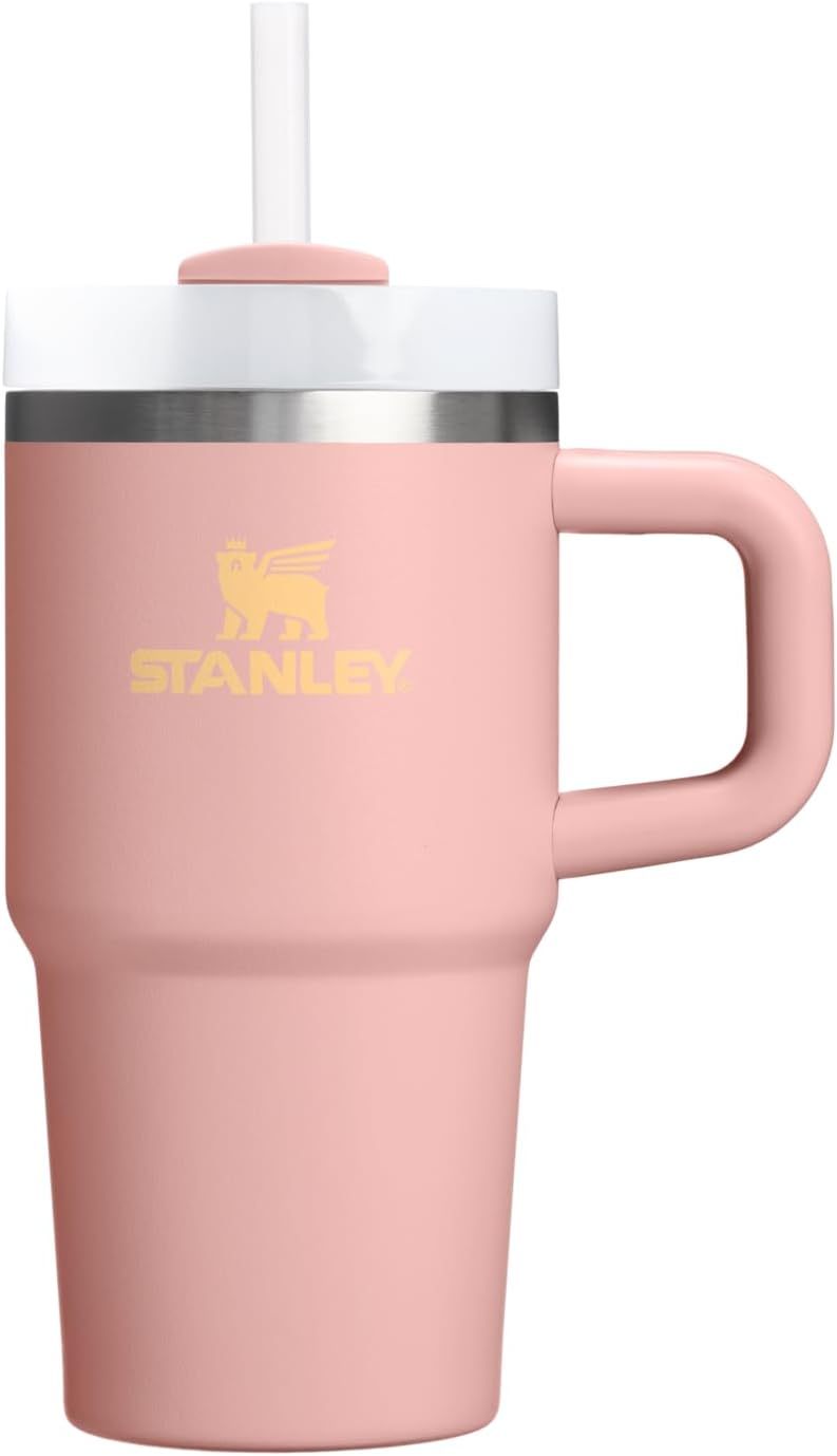 STANLEY Quencher H2.0 Tumbler with Handle and Straw 30 oz | Flowstate 3-Position Lid | Cup Holder Compatible for Travel | Insulated Stainless Steel Cup | BPA-Free | Nectarine
