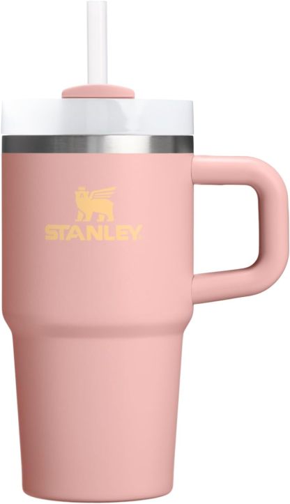 STANLEY Quencher H2.0 Tumbler with Handle and Straw 30 oz | Flowstate 3-Position Lid | Cup Holder Compatible for Travel | Insulated Stainless Steel Cup | BPA-Free | Nectarine