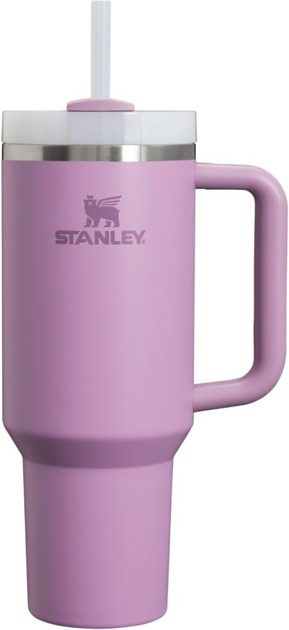 STANLEY Quencher H2.0 Tumbler with Handle and Straw 30 oz | Flowstate 3-Position Lid | Cup Holder Compatible for Travel | Insulated Stainless Steel Cup | BPA-Free | Nectarine