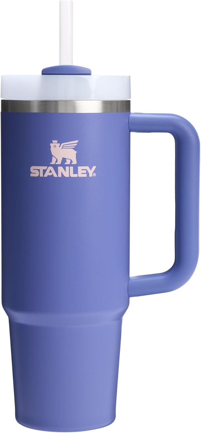 STANLEY Quencher H2.0 Tumbler with Handle and Straw 30 oz | Flowstate 3-Position Lid | Cup Holder Compatible for Travel | Insulated Stainless Steel Cup | BPA-Free | Nectarine