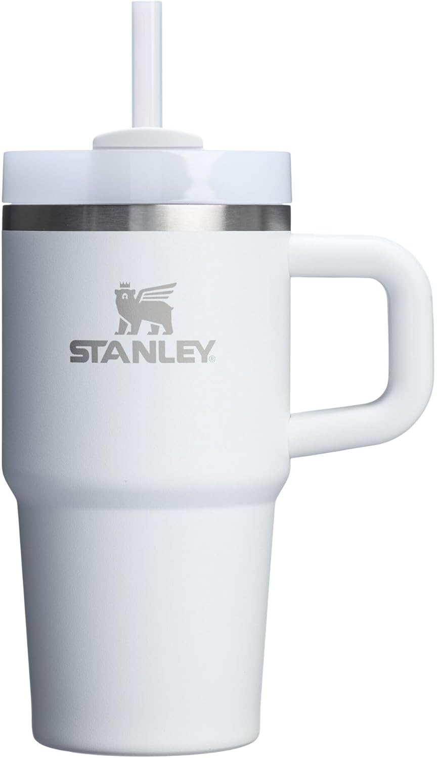 STANLEY Quencher H2.0 Tumbler with Handle and Straw 30 oz | Flowstate 3-Position Lid | Cup Holder Compatible for Travel | Insulated Stainless Steel Cup | BPA-Free | Nectarine