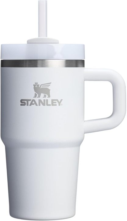 STANLEY Quencher H2.0 Tumbler with Handle and Straw 30 oz | Flowstate 3-Position Lid | Cup Holder Compatible for Travel | Insulated Stainless Steel Cup | BPA-Free | Nectarine