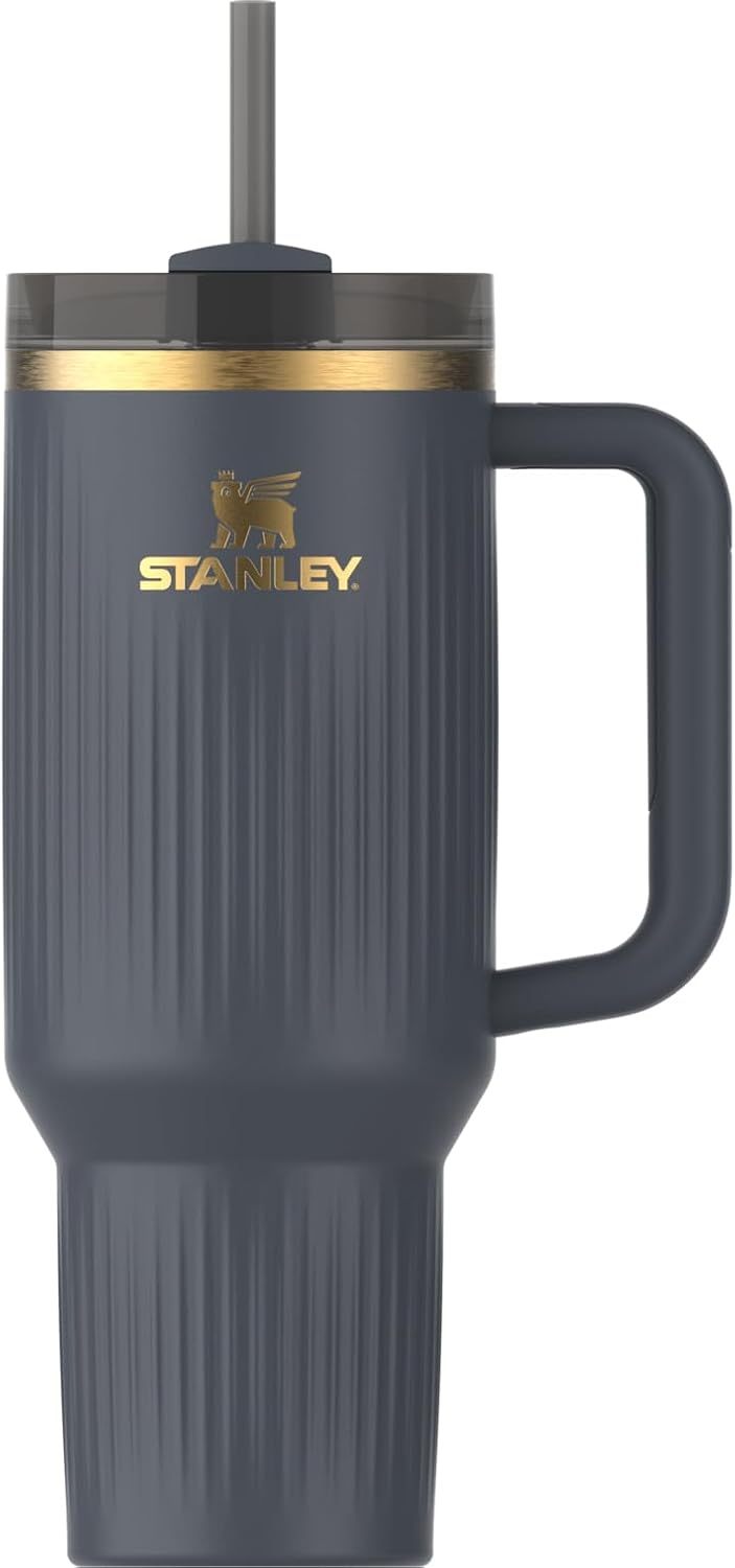 STANLEY Quencher H2.0 Tumbler with Handle and Straw 30 oz | Flowstate 3-Position Lid | Cup Holder Compatible for Travel | Insulated Stainless Steel Cup | BPA-Free | Nectarine