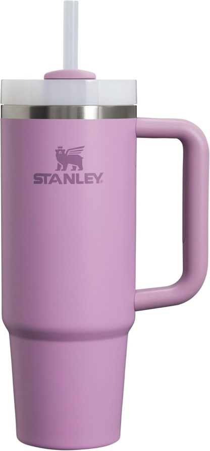 STANLEY Quencher H2.0 Tumbler with Handle and Straw 30 oz | Flowstate 3-Position Lid | Cup Holder Compatible for Travel | Insulated Stainless Steel Cup | BPA-Free | Nectarine