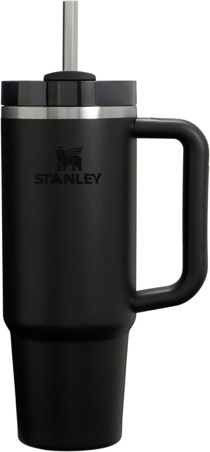 STANLEY Quencher H2.0 Tumbler with Handle and Straw 30 oz | Flowstate 3-Position Lid | Cup Holder Compatible for Travel | Insulated Stainless Steel Cup | BPA-Free | Nectarine