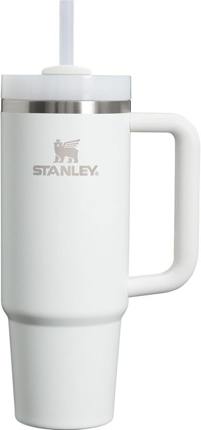 STANLEY Quencher H2.0 Tumbler with Handle and Straw 30 oz | Flowstate 3-Position Lid | Cup Holder Compatible for Travel | Insulated Stainless Steel Cup | BPA-Free | Nectarine