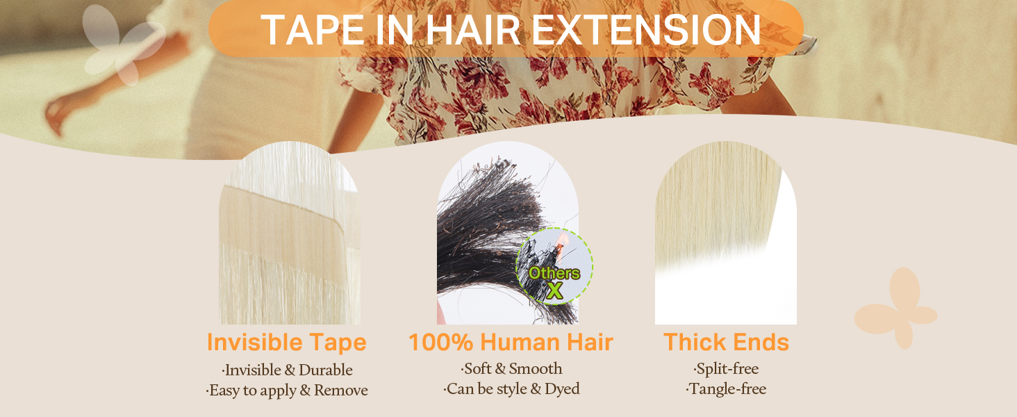 tape in hair