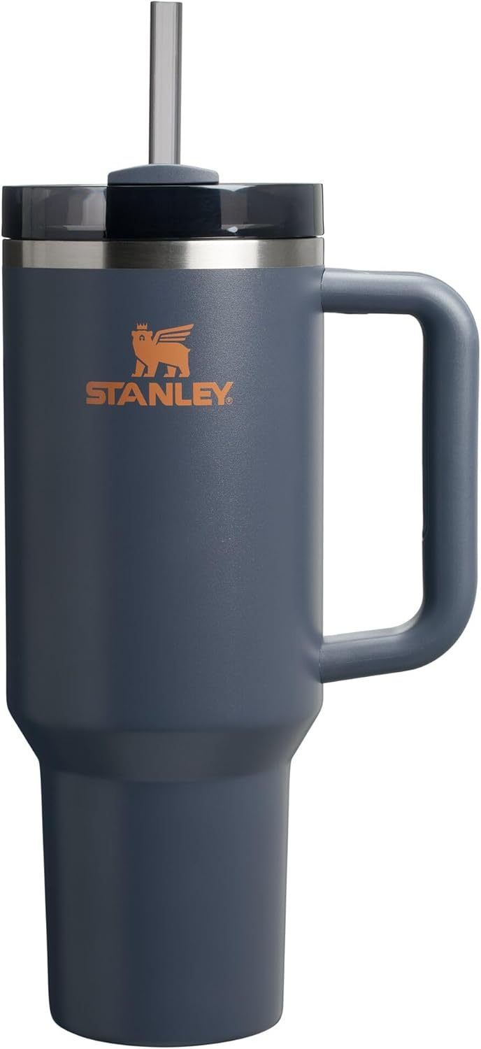 STANLEY Quencher H2.0 Tumbler with Handle and Straw 30 oz | Flowstate 3-Position Lid | Cup Holder Compatible for Travel | Insulated Stainless Steel Cup | BPA-Free | Nectarine