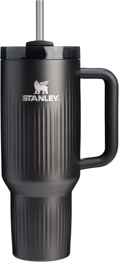 STANLEY Quencher H2.0 Tumbler with Handle and Straw 30 oz | Flowstate 3-Position Lid | Cup Holder Compatible for Travel | Insulated Stainless Steel Cup | BPA-Free | Nectarine