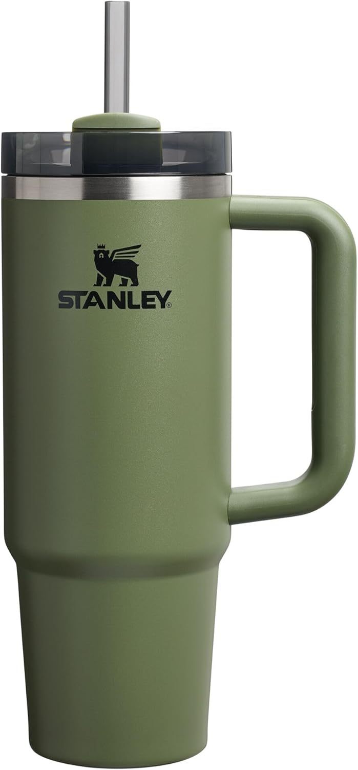 STANLEY Quencher H2.0 Tumbler with Handle and Straw 30 oz | Flowstate 3-Position Lid | Cup Holder Compatible for Travel | Insulated Stainless Steel Cup | BPA-Free | Nectarine