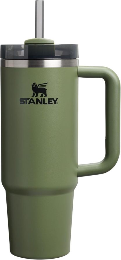 STANLEY Quencher H2.0 Tumbler with Handle and Straw 30 oz | Flowstate 3-Position Lid | Cup Holder Compatible for Travel | Insulated Stainless Steel Cup | BPA-Free | Nectarine