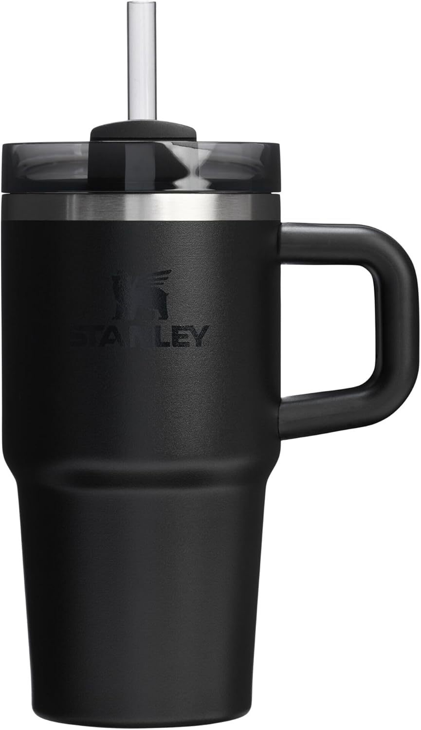 STANLEY Quencher H2.0 Tumbler with Handle and Straw 30 oz | Flowstate 3-Position Lid | Cup Holder Compatible for Travel | Insulated Stainless Steel Cup | BPA-Free | Nectarine