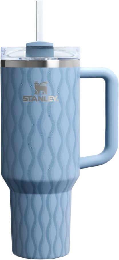 STANLEY Quencher H2.0 Tumbler with Handle and Straw 30 oz | Flowstate 3-Position Lid | Cup Holder Compatible for Travel | Insulated Stainless Steel Cup | BPA-Free | Nectarine