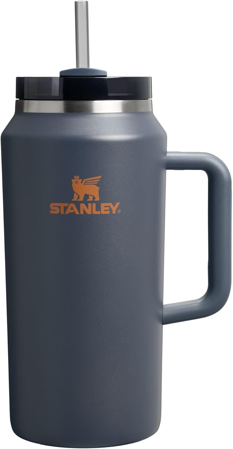 STANLEY Quencher H2.0 Tumbler with Handle and Straw 30 oz | Flowstate 3-Position Lid | Cup Holder Compatible for Travel | Insulated Stainless Steel Cup | BPA-Free | Nectarine