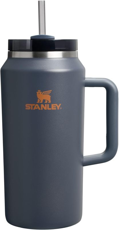 STANLEY Quencher H2.0 Tumbler with Handle and Straw 30 oz | Flowstate 3-Position Lid | Cup Holder Compatible for Travel | Insulated Stainless Steel Cup | BPA-Free | Nectarine