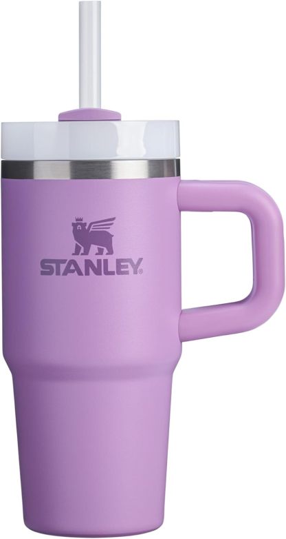 STANLEY Quencher H2.0 Tumbler with Handle and Straw 30 oz | Flowstate 3-Position Lid | Cup Holder Compatible for Travel | Insulated Stainless Steel Cup | BPA-Free | Nectarine