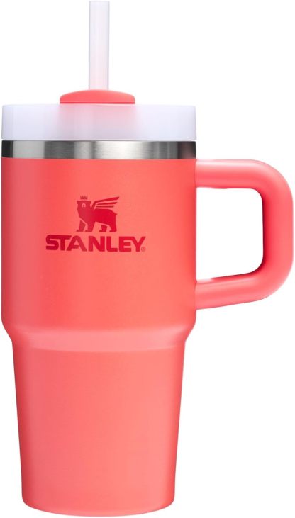 STANLEY Quencher H2.0 Tumbler with Handle and Straw 30 oz | Flowstate 3-Position Lid | Cup Holder Compatible for Travel | Insulated Stainless Steel Cup | BPA-Free | Nectarine