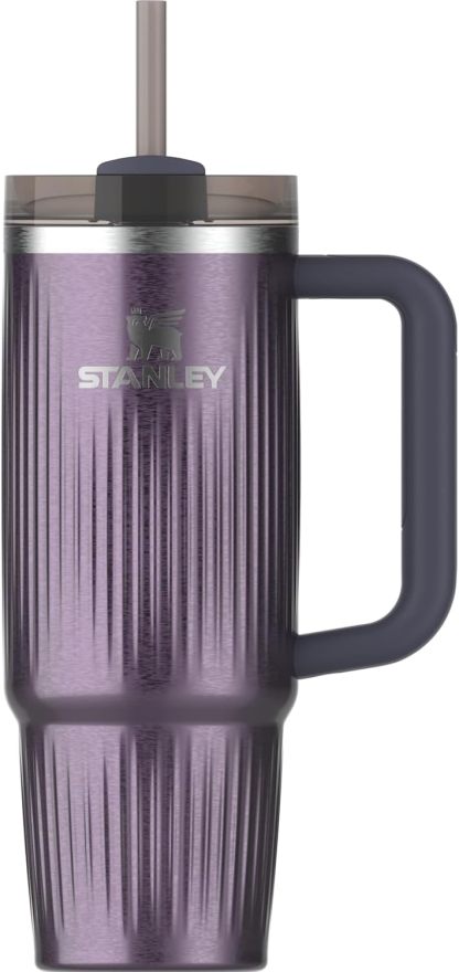 STANLEY Quencher H2.0 Tumbler with Handle and Straw 30 oz | Flowstate 3-Position Lid | Cup Holder Compatible for Travel | Insulated Stainless Steel Cup | BPA-Free | Nectarine