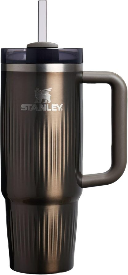 STANLEY Quencher H2.0 Tumbler with Handle and Straw 30 oz | Flowstate 3-Position Lid | Cup Holder Compatible for Travel | Insulated Stainless Steel Cup | BPA-Free | Nectarine
