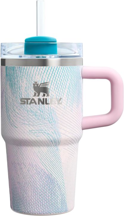 STANLEY Quencher H2.0 Tumbler with Handle and Straw 30 oz | Flowstate 3-Position Lid | Cup Holder Compatible for Travel | Insulated Stainless Steel Cup | BPA-Free | Nectarine