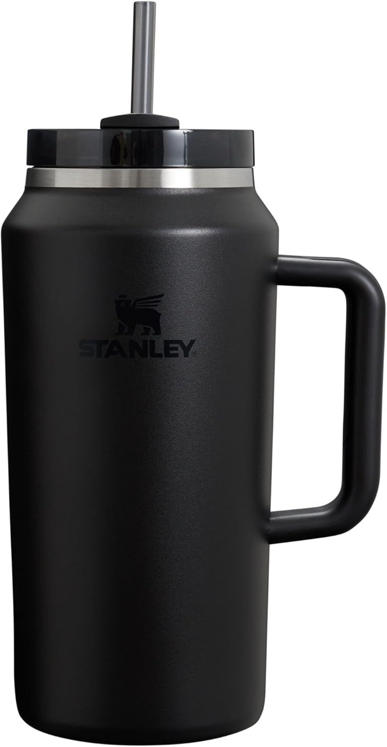 STANLEY Quencher H2.0 Tumbler with Handle and Straw 30 oz | Flowstate 3-Position Lid | Cup Holder Compatible for Travel | Insulated Stainless Steel Cup | BPA-Free | Nectarine