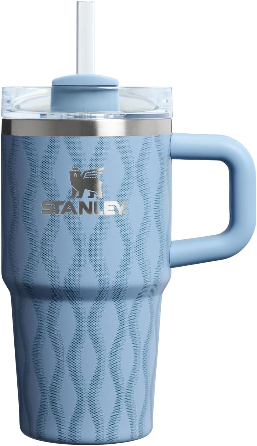 STANLEY Quencher H2.0 Tumbler with Handle and Straw 30 oz | Flowstate 3-Position Lid | Cup Holder Compatible for Travel | Insulated Stainless Steel Cup | BPA-Free | Nectarine