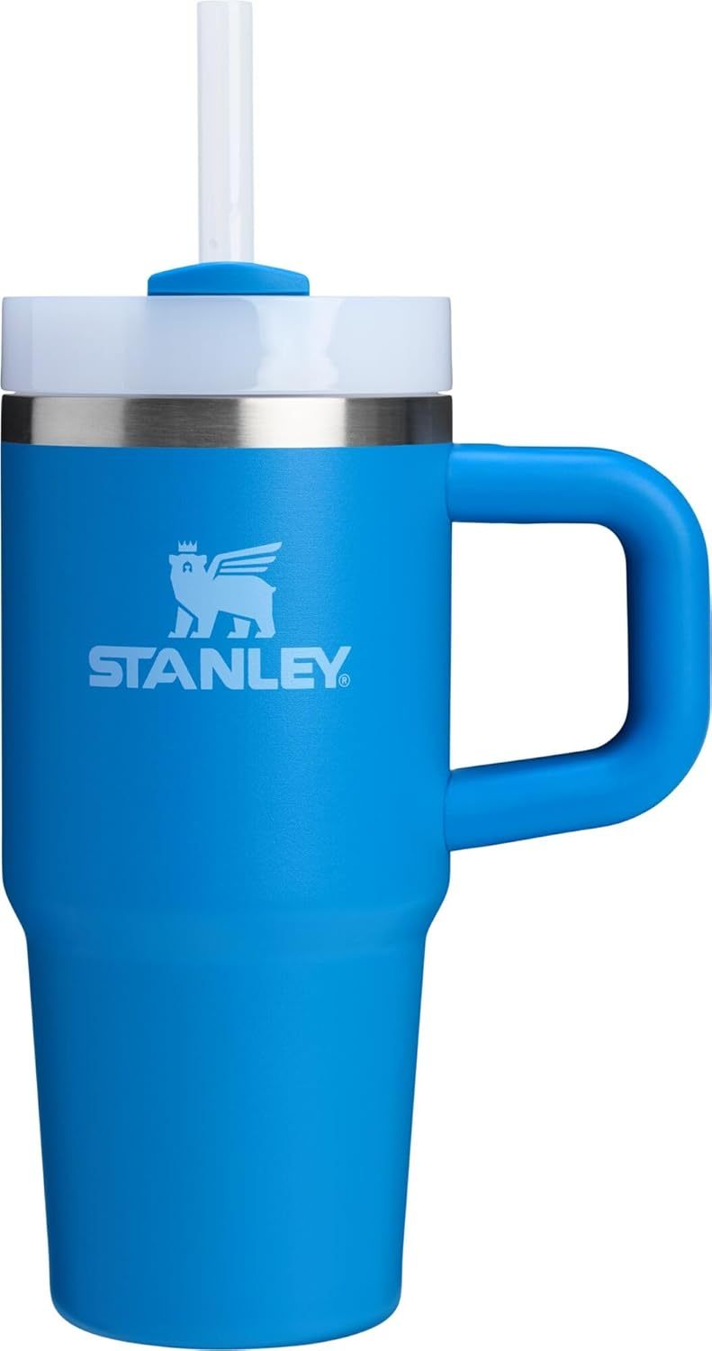STANLEY Quencher H2.0 Tumbler with Handle and Straw 30 oz | Flowstate 3-Position Lid | Cup Holder Compatible for Travel | Insulated Stainless Steel Cup | BPA-Free | Nectarine