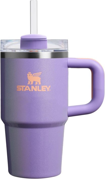 STANLEY Quencher H2.0 Tumbler with Handle and Straw 30 oz | Flowstate 3-Position Lid | Cup Holder Compatible for Travel | Insulated Stainless Steel Cup | BPA-Free | Nectarine