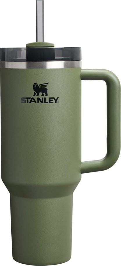 STANLEY Quencher H2.0 Tumbler with Handle and Straw 30 oz | Flowstate 3-Position Lid | Cup Holder Compatible for Travel | Insulated Stainless Steel Cup | BPA-Free | Nectarine