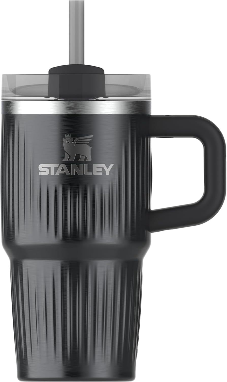 STANLEY Quencher H2.0 Tumbler with Handle and Straw 30 oz | Flowstate 3-Position Lid | Cup Holder Compatible for Travel | Insulated Stainless Steel Cup | BPA-Free | Nectarine