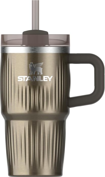 STANLEY Quencher H2.0 Tumbler with Handle and Straw 30 oz | Flowstate 3-Position Lid | Cup Holder Compatible for Travel | Insulated Stainless Steel Cup | BPA-Free | Nectarine