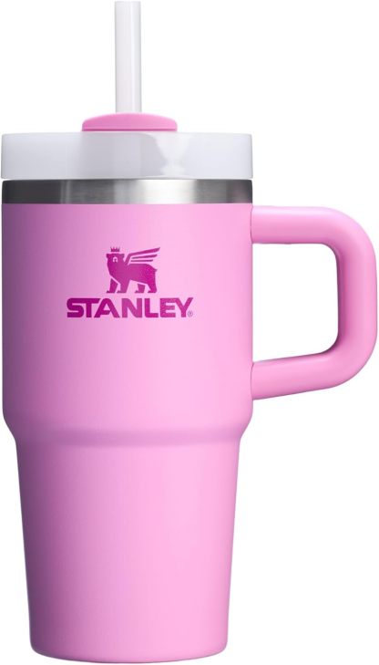 STANLEY Quencher H2.0 Tumbler with Handle and Straw 30 oz | Flowstate 3-Position Lid | Cup Holder Compatible for Travel | Insulated Stainless Steel Cup | BPA-Free | Nectarine