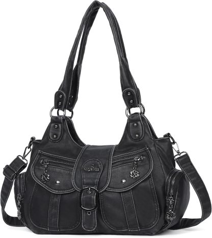 Angel Kiss Top-Handles Bag, Women's Hobo Handbag, 13.7"L 8.6" H 5.1" W