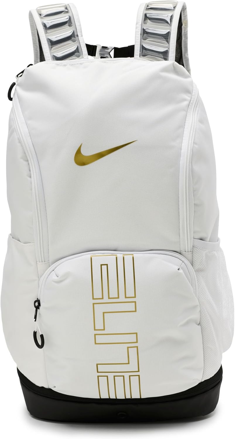 Nike, Unisex, Varsity Elite Backpack (32L), Black/Black/Metallic Silver, One Size