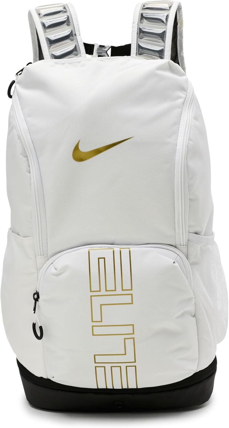 Nike, Unisex, Varsity Elite Backpack (32L), Black/Black/Metallic Silver, One Size