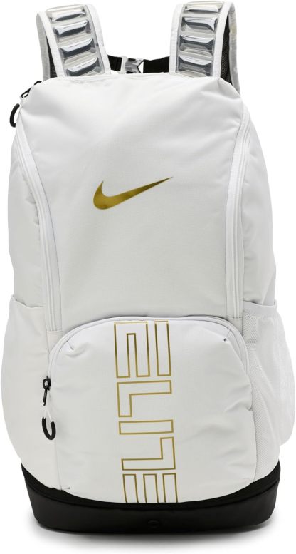 Nike, Unisex, Varsity Elite Backpack (32L), Black/Black/Metallic Silver, One Size