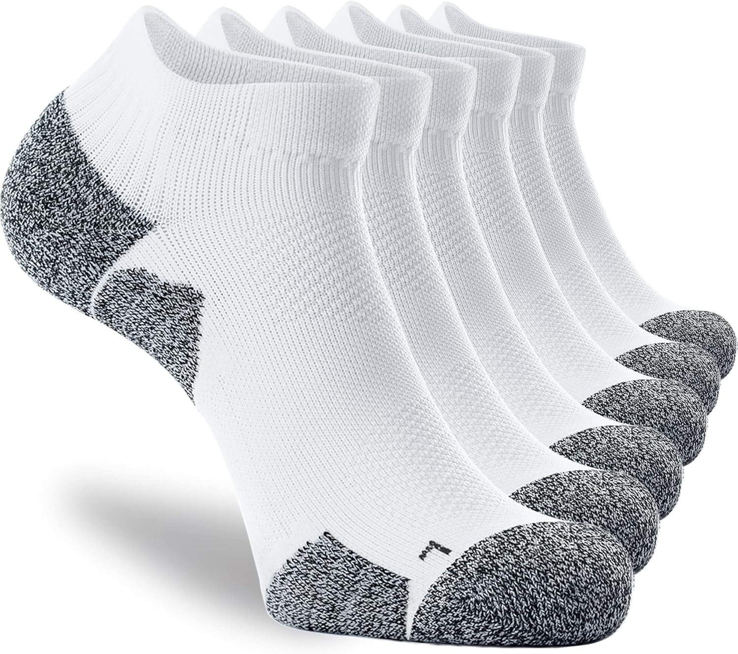 CWVLC Unisex Cushioned Compression Athletic Ankle Socks Multipack