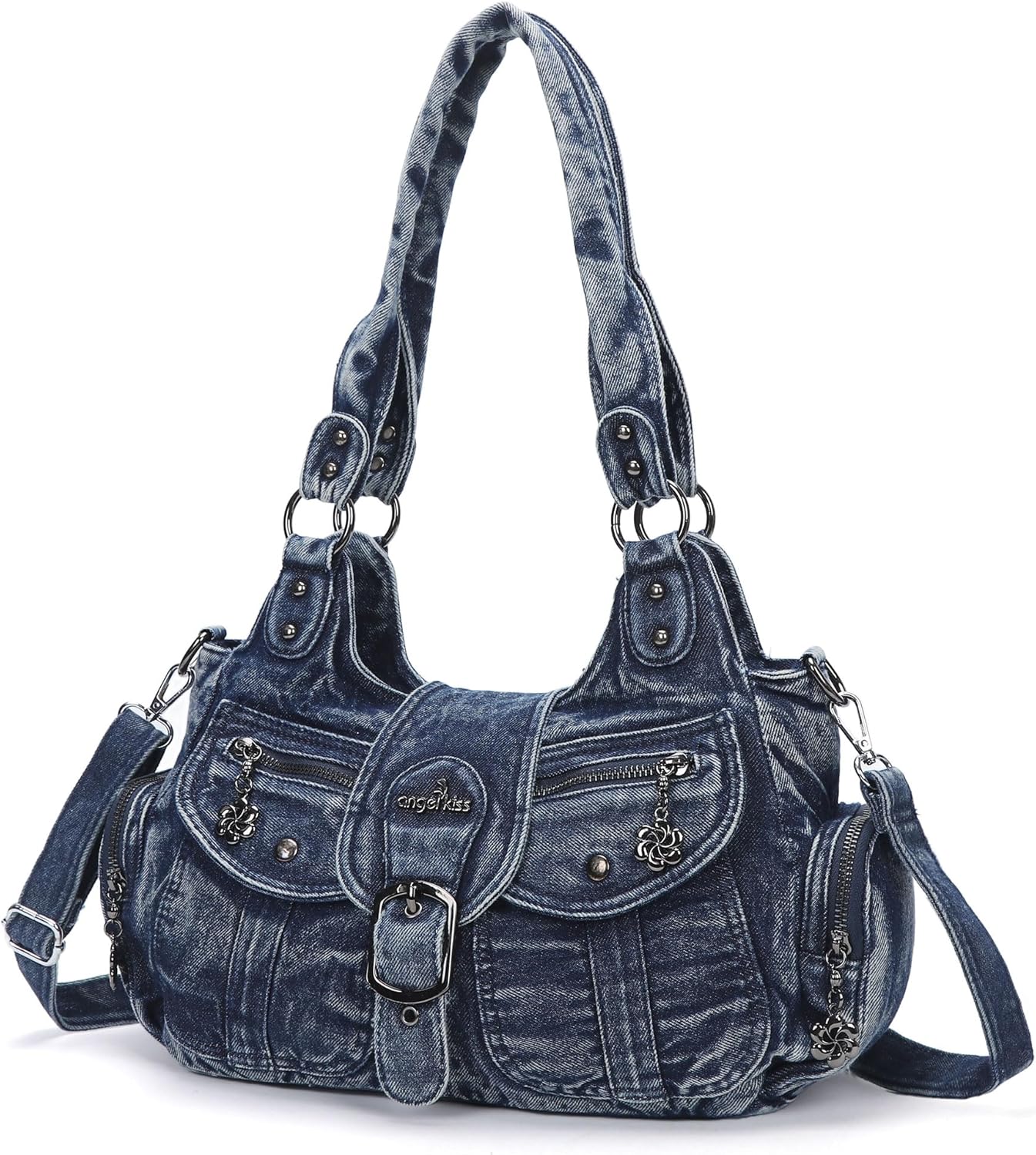 Angel Kiss Top-Handles Bag, Women's Hobo Handbag, 13.7"L 8.6" H 5.1" W