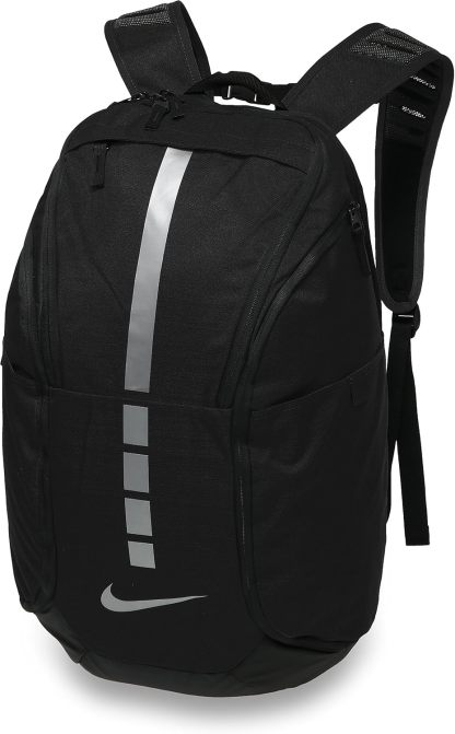 Nike, Unisex, Varsity Elite Backpack (32L), Black/Black/Metallic Silver, One Size