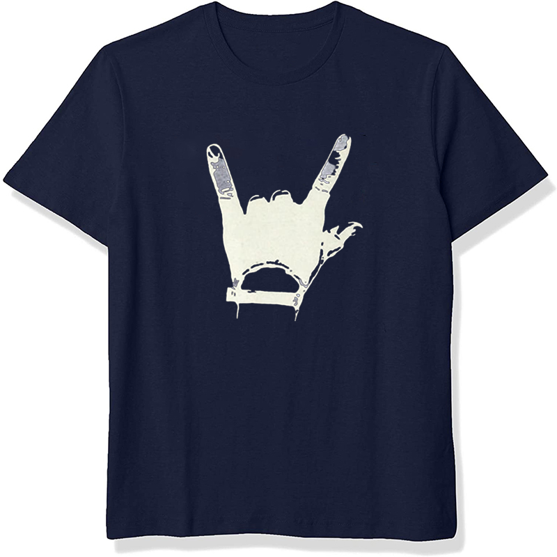 Men's ROCK Printed Short Sleeves T-Shirt