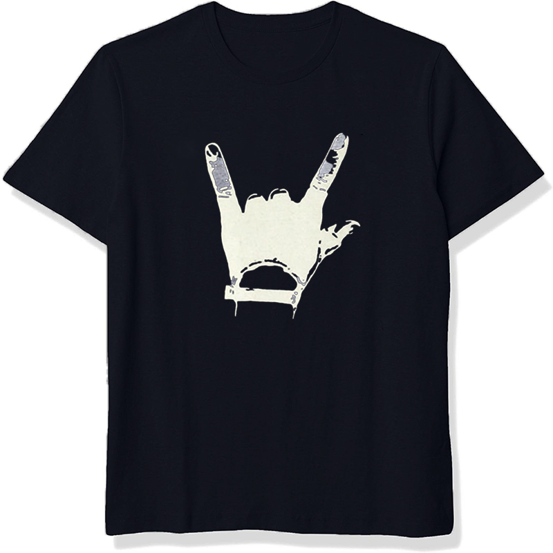 Men's ROCK Printed Short Sleeves T-Shirt